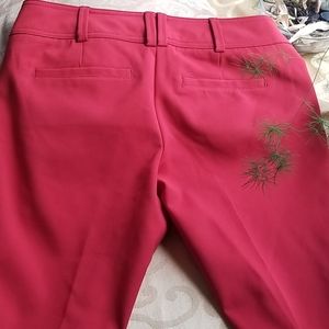 Women's Orangish-Red Dress Pant Size 8